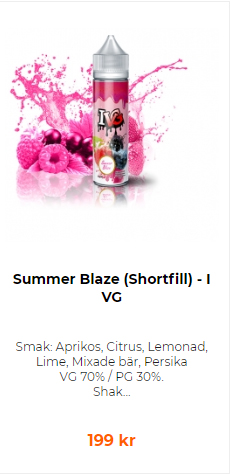 summer blaze vape juice